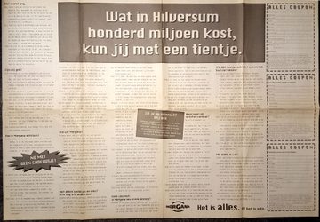 Oproep in o.a. de Volkskrant, 1 november 1994