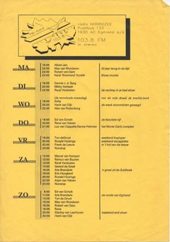 Programmering, waarschijnlijk najaar 1989